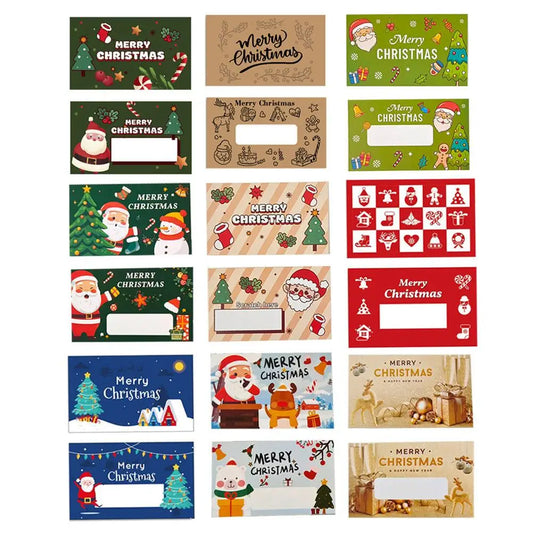 Vielfältiges Weihnachts Kratzkarten Set für kreative DIY Geschenkideen