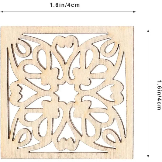 20 Stück Holzscheiben 4 cm – Natürliche Rohlinge für kreative DIY-Projekte