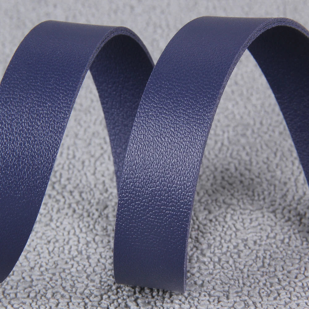 Bunte Kunstleder-Schmuckschnur 2 Meter, 10-25 mm breit für DIY Schmuck