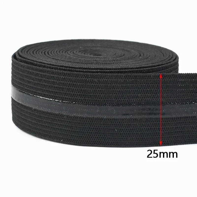 Elastisches Gurtband 20-50mm als Anti-Rutschband für Gürtel und Kleidung