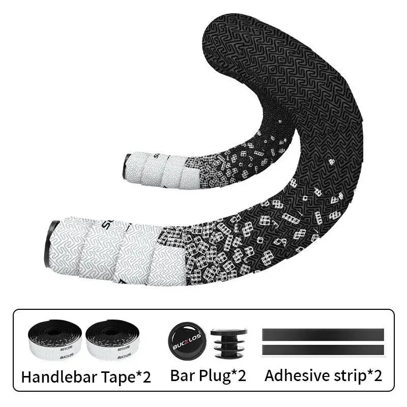 Stoßdämpfendes Rennrad-Lenkerband PU - EVA, ergonomisch, atmungsaktiv, nachtdunkelgrün