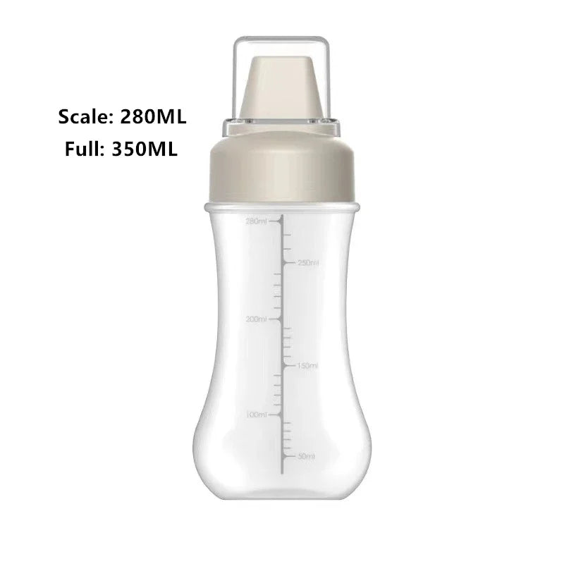 Auslaufsichere Squeeze Sauce Flasche 350ml – Nachfüllbar, 1/2/3 Stück Set