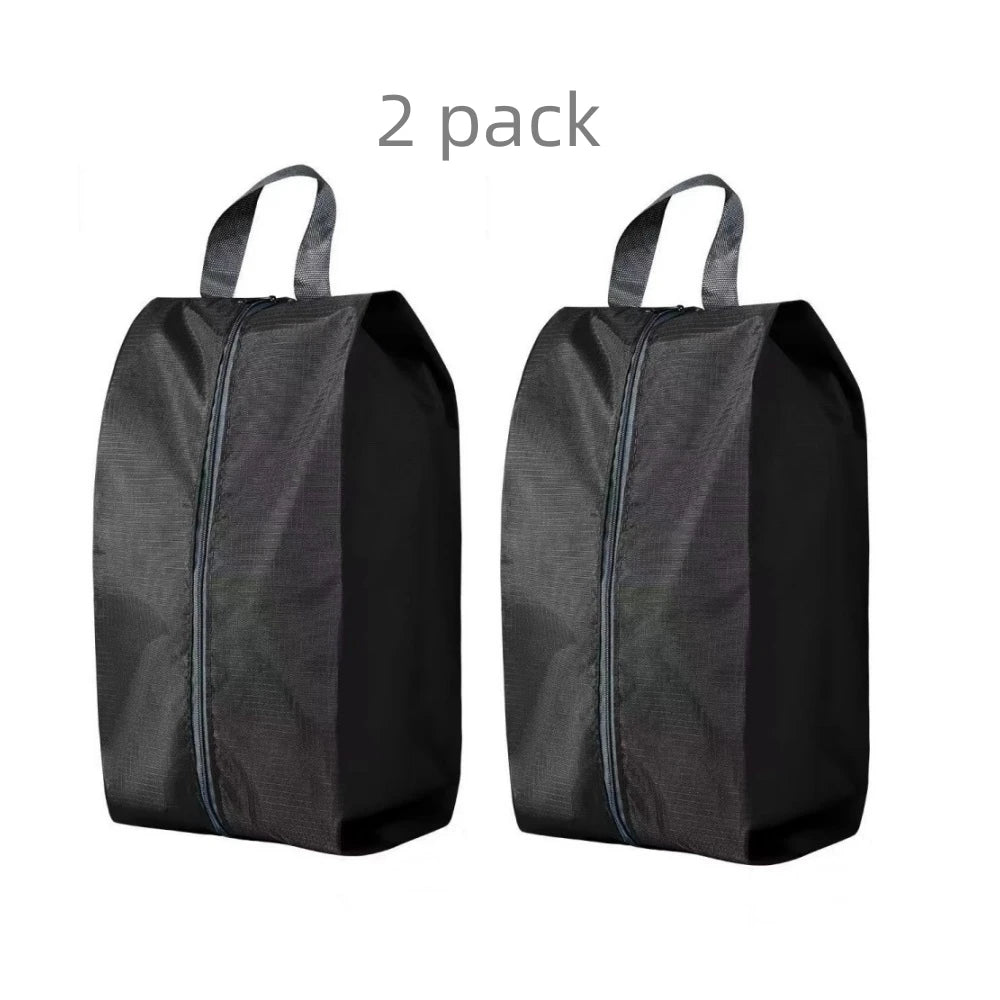 2er/4er Pack Wasserdichte Schuh-Reisetaschen aus Oxford mit Reißverschluss