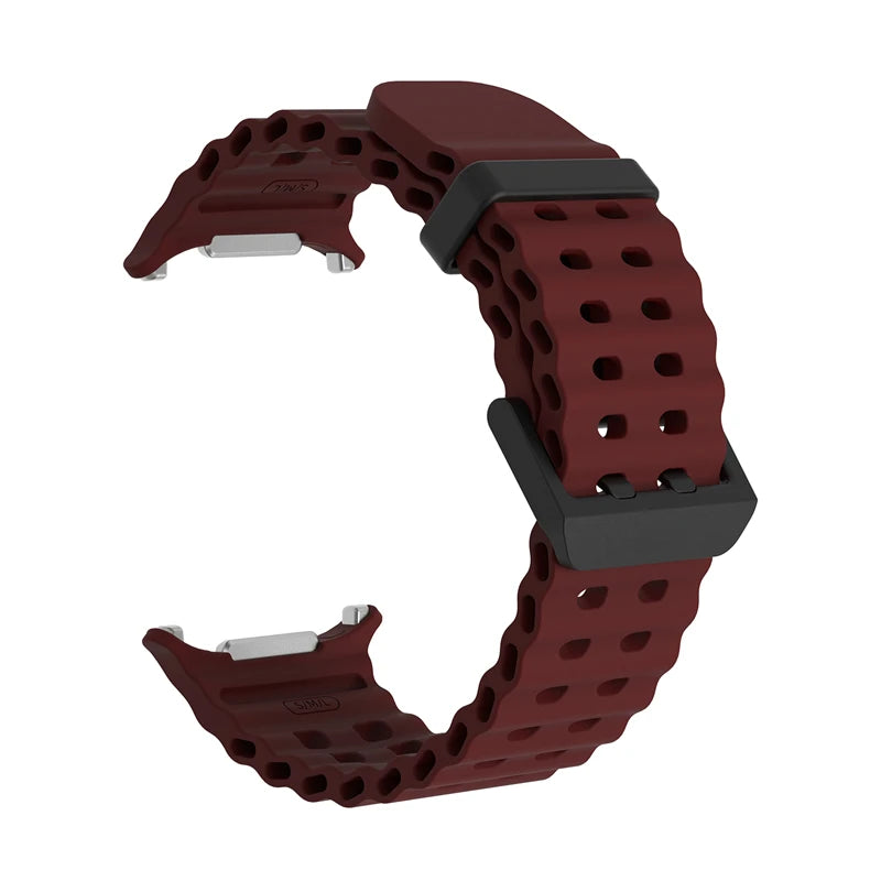 Marine Silikonarmband für Samsung Galaxy Watch Ultra 47 mm 2025 Modell