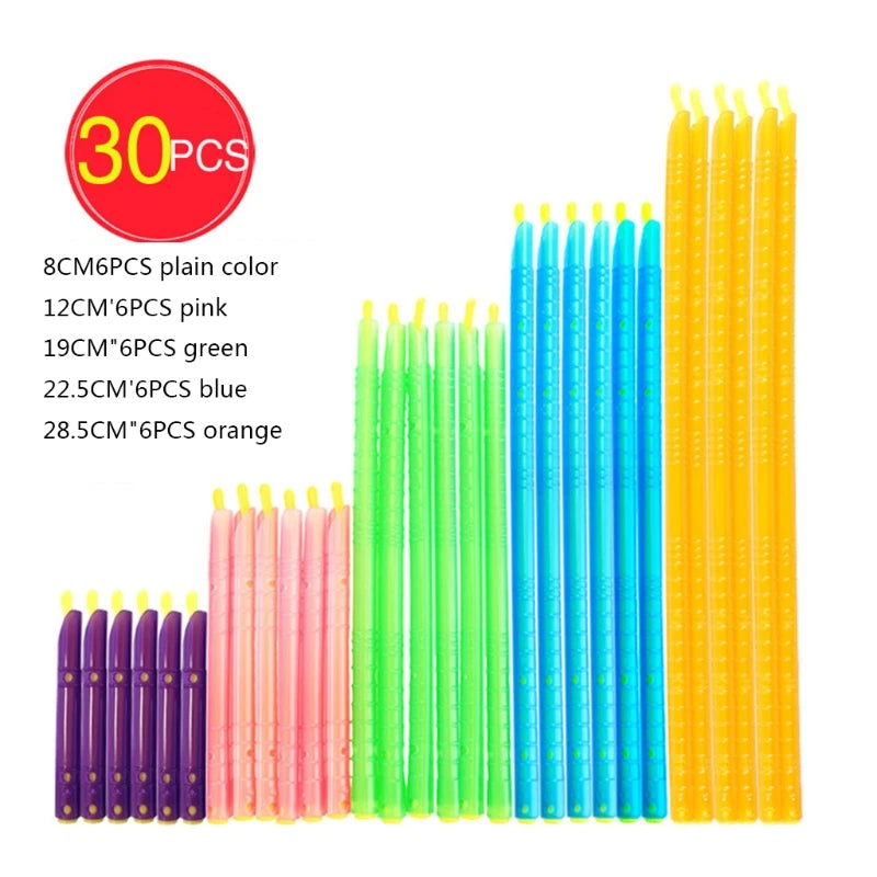 30 bunte Beutelclips, 5 Farben – luftdichte Frischhalteklemmen, 30er Set