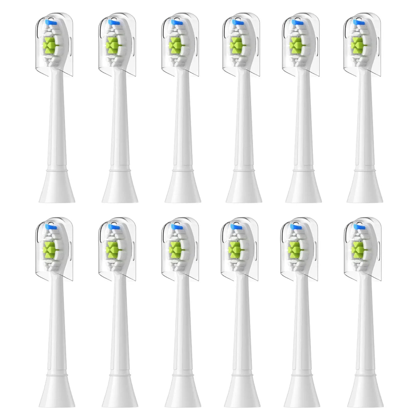 Sanfte - gründliche Reinigung: 4/8/12/16 Zahnbürstenköpfe kompatibel mit Sonicare