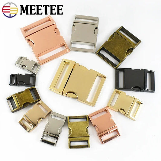 Metall Schnellverschluss Schnallen 10-38mm Rucksack Gurtband DIY 2 Stk.