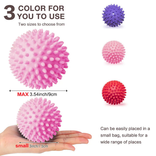 Effektiver 7 cm Yoga-Massageball mit Stacheln – Muskelentspannung für Rücken - Füße