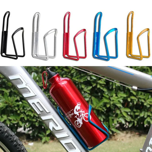 Leichter - robuster Fahrradflaschenhalter aus Aluminium – Schwarz, Rot, Blau, Gold