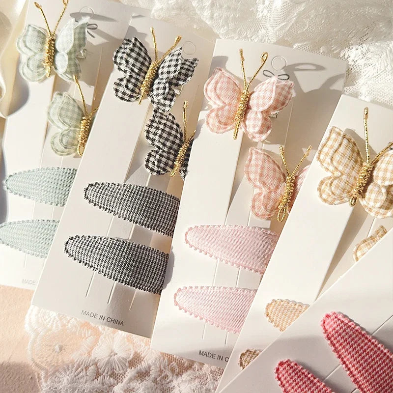 Nette Handgemachte Schmetterling Haar Clips für Mädchen