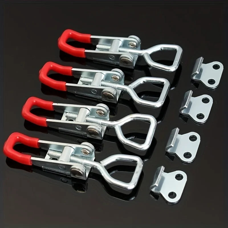4er-Set Heavy Duty Eisen Schnellklemmen – Robust, Verstellbar - Sicher