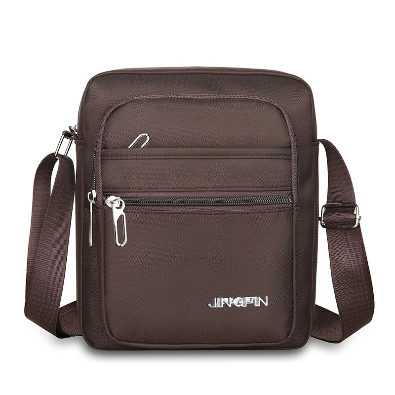 Wasserdichte Umhängetasche mit vierlagigem Reißverschluss – Unisex Businessbag