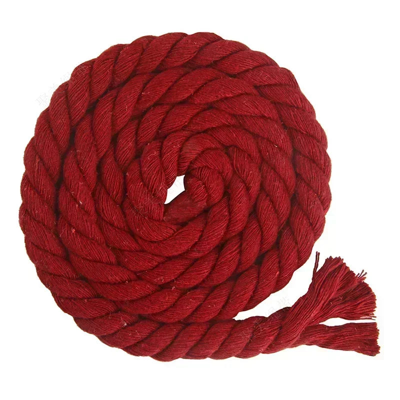 Buntes Baumwollseil 5 8 10 12 20 mm 5 m Makramee Kordel Nähzubehör