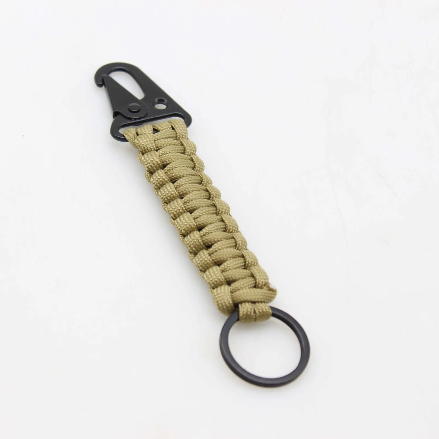 Robuster Paracord Schlüsselanhänger mit Karabiner für Outdoor und Alltag