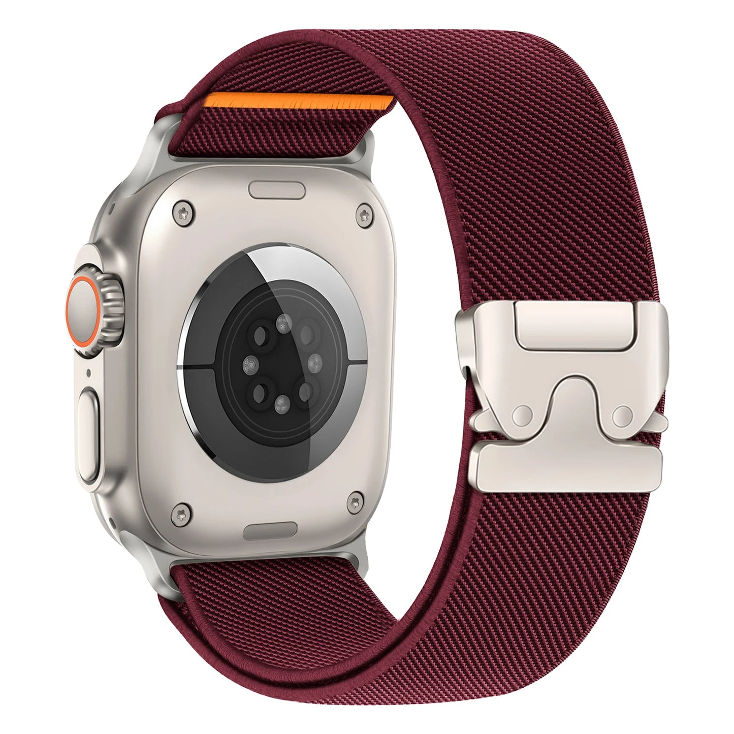 Elastisches Nylonband 2er Set für verschiedene Apple Watch Größen