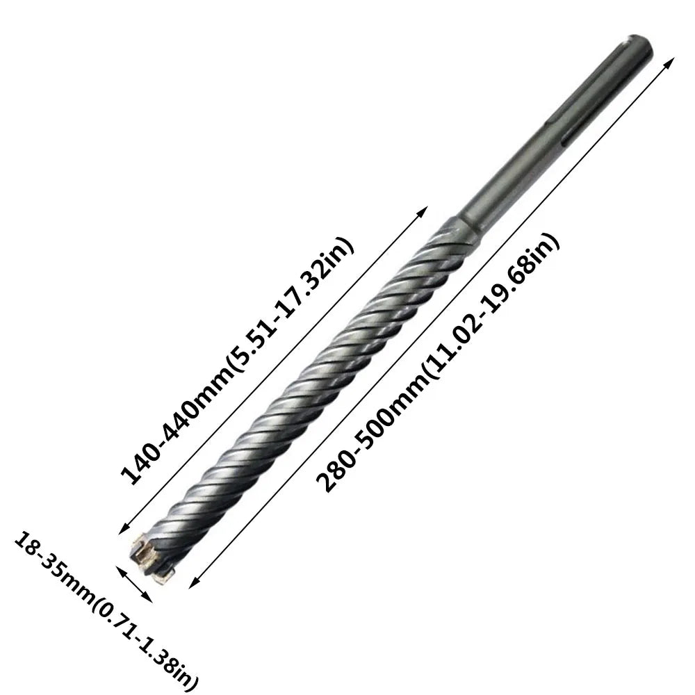 SDS MAX Lochsäge 18-25mm Sechs Klingen für Beton Ziegel Mauerwerk