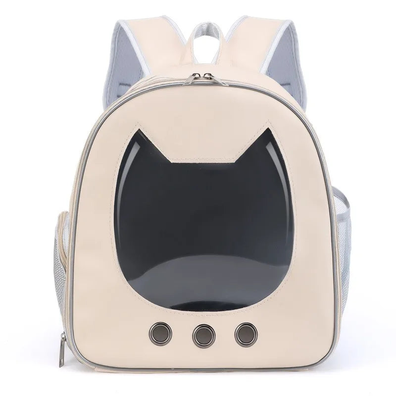 Transparenter Haustier Rucksack Tragetasche für Katzen und Kleine Hunde