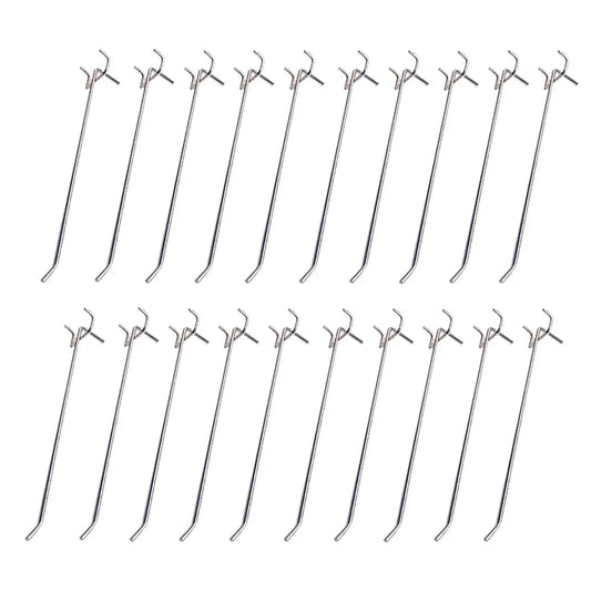 20 x Stecktafelhaken aus Manganstahl für Werkstatt und Garage