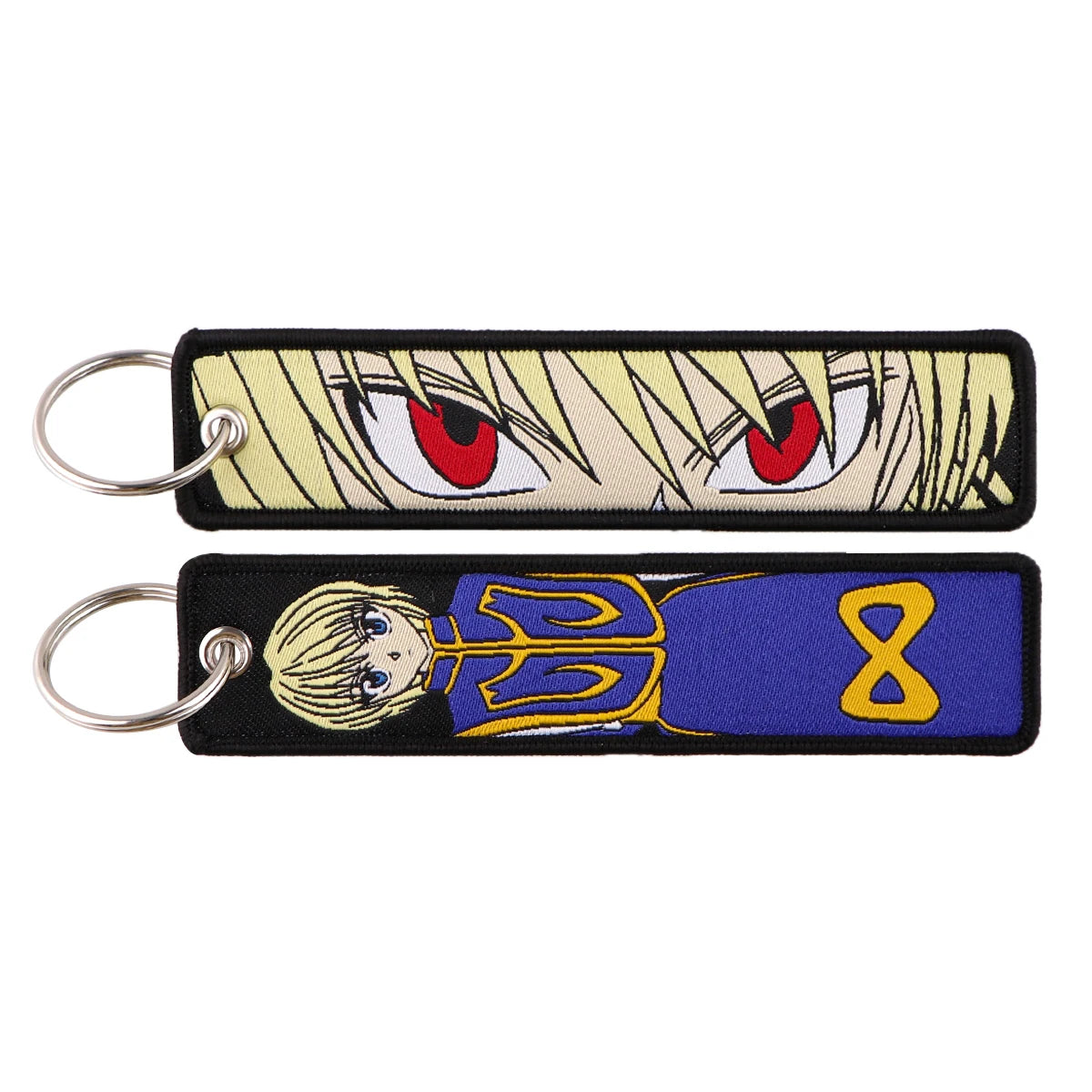 Manga Cartoon Schlüsselanhänger aus Metall für Motorrad und Auto 13cm