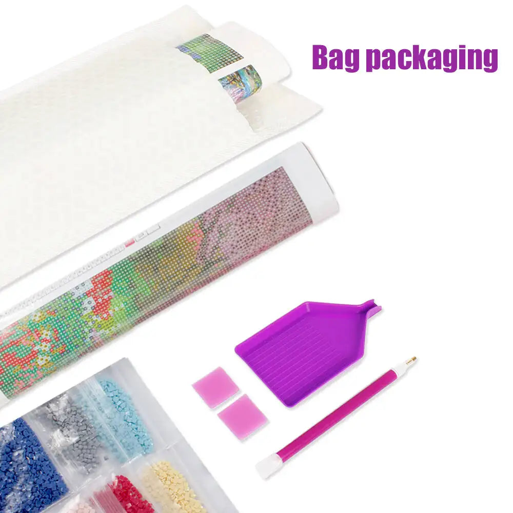 DIY Diamant Mosaik Set Bär Motiv Runde Diamant Malerei zum Selbermachen