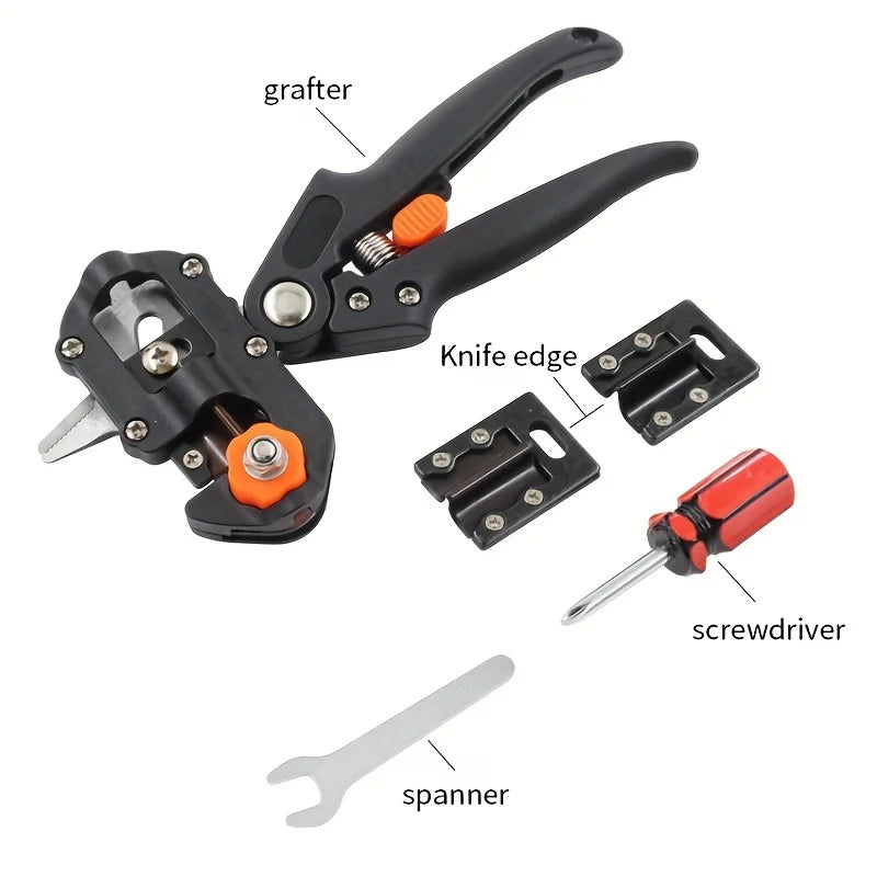 2-in-1 Garten Pfropfwerkzeuge Set mit scharfem Pfropfmesser