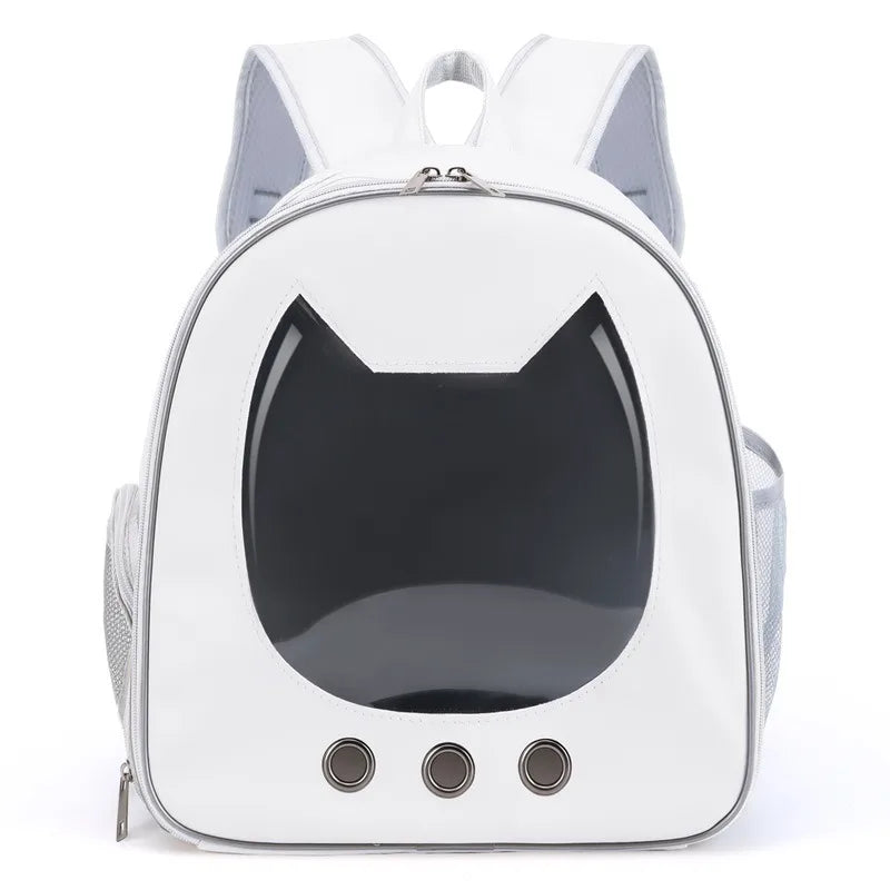 Transparenter Haustier Rucksack Tragetasche für Katzen und Kleine Hunde