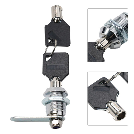 Metall Schließhebel mit Nockenschloss für Schrank - Schließfach sicher