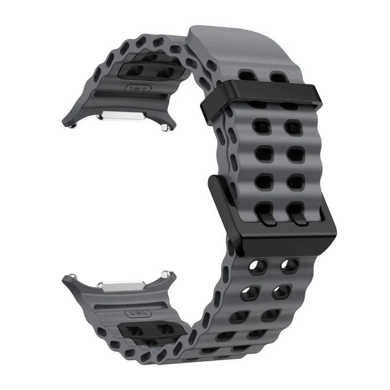 Marine Silikonarmband für Samsung Galaxy Watch Ultra 47 mm 2025 Modell