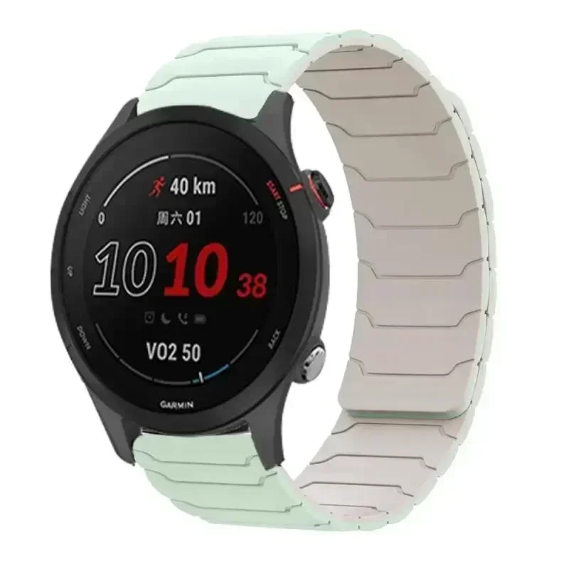 22mm Magnetisches Silikonarmband für vielseitige Smartwatches