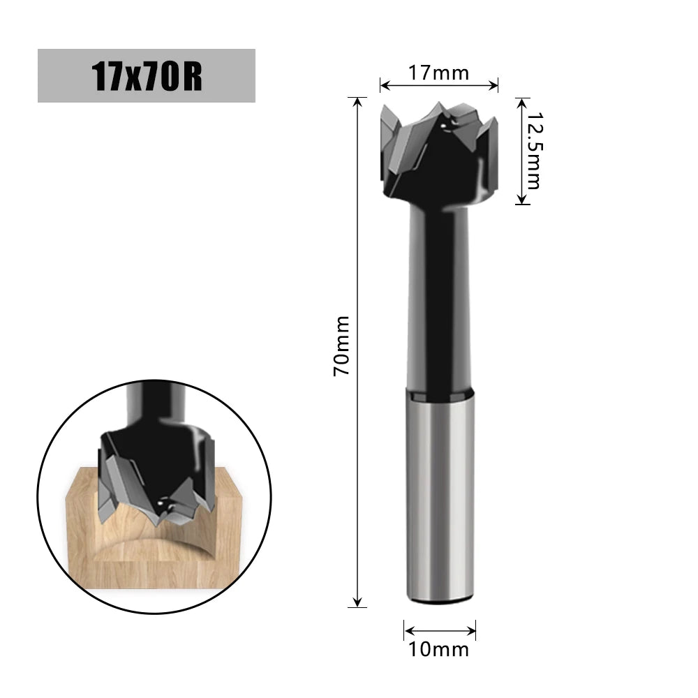Holzbearbeitungs-Reihenbohrer mit 10 mm Schaftdurchmesser in versch Varianten