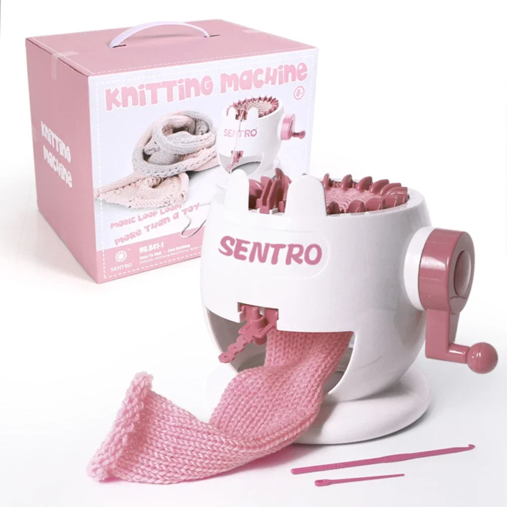 Schnell - Einfach Stricken: Automatische 22-Nadel Strickmaschine mit Zubehör