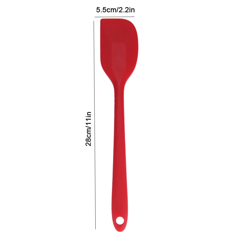 Silikon Spatel Antihaft Hitzebeständig für Creme - Kuchen Backen DIY Küche