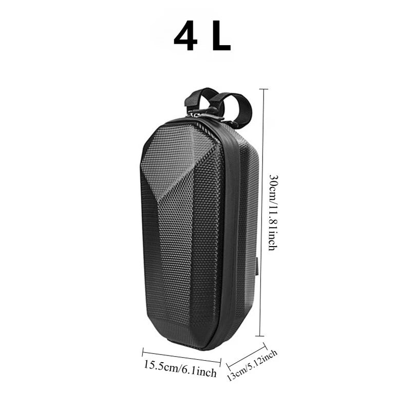 Wasserdichte Hard Shell Tasche für E-Scooter & Fahrrad – 3L/4L Kapazität