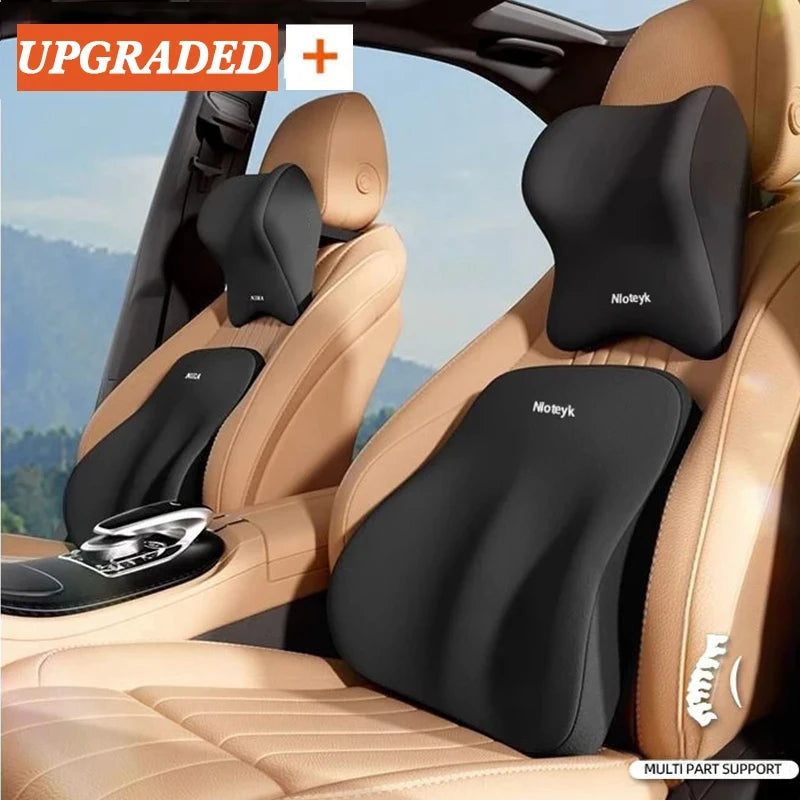 Ergonomisches Auto Lendenstützkissen mit Memory Foam – Komfort - Rückenschutz