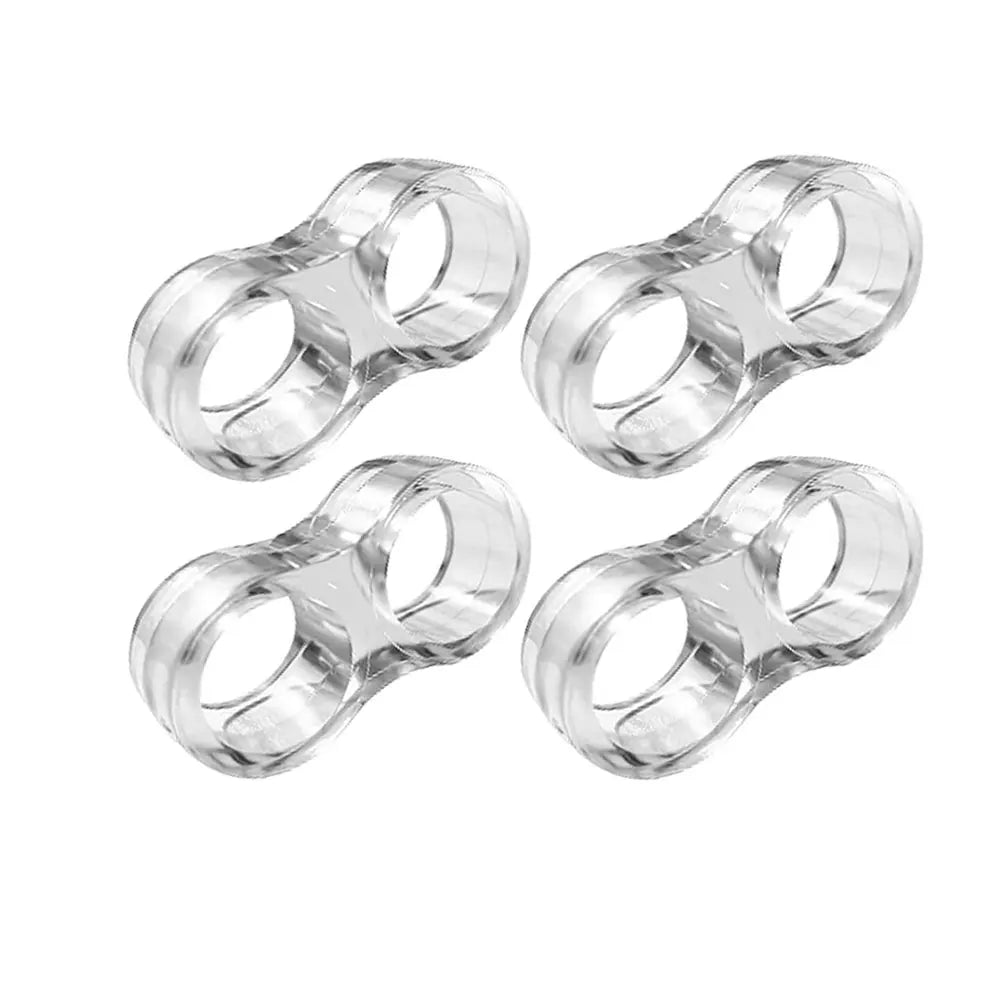 Transparenter PVC Türstopper für Griffe 2 oder 4 Stück Wandschutz