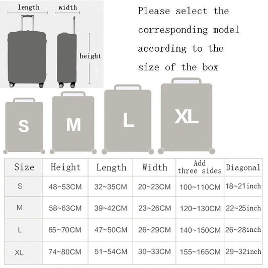 Stretch Kofferhülle für 45-71 cm Koffer – Schutz auf Reisen