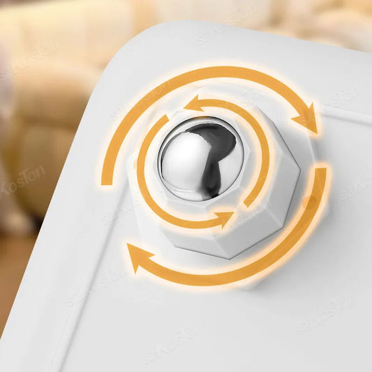 4x Selbstklebende Möbelrollen mit 360° Rotation Edelstahl Nylon