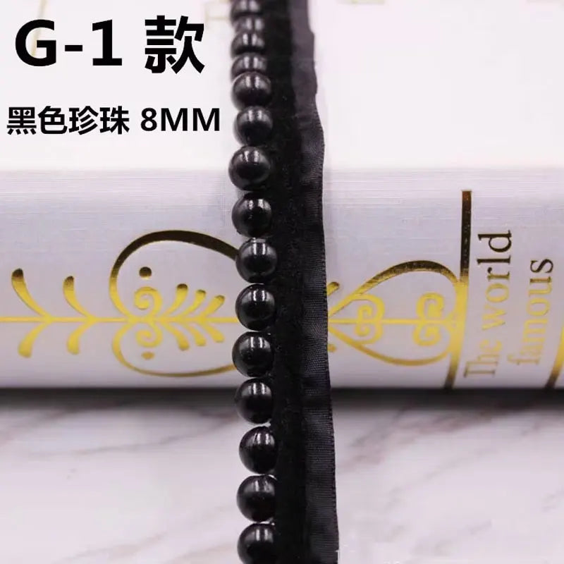 Perlen Spitze Band 1yard Fransen Spitze Trim für DIY Nähen & Party-Yabubest - Home & More