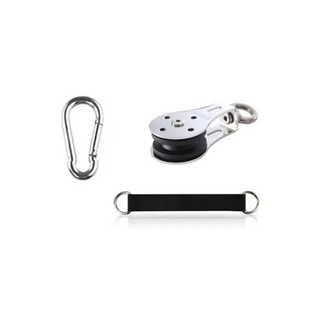 Fitness Training Umlenkrolle Pulley aus Edelstahl für Kraftübungen Zuhause