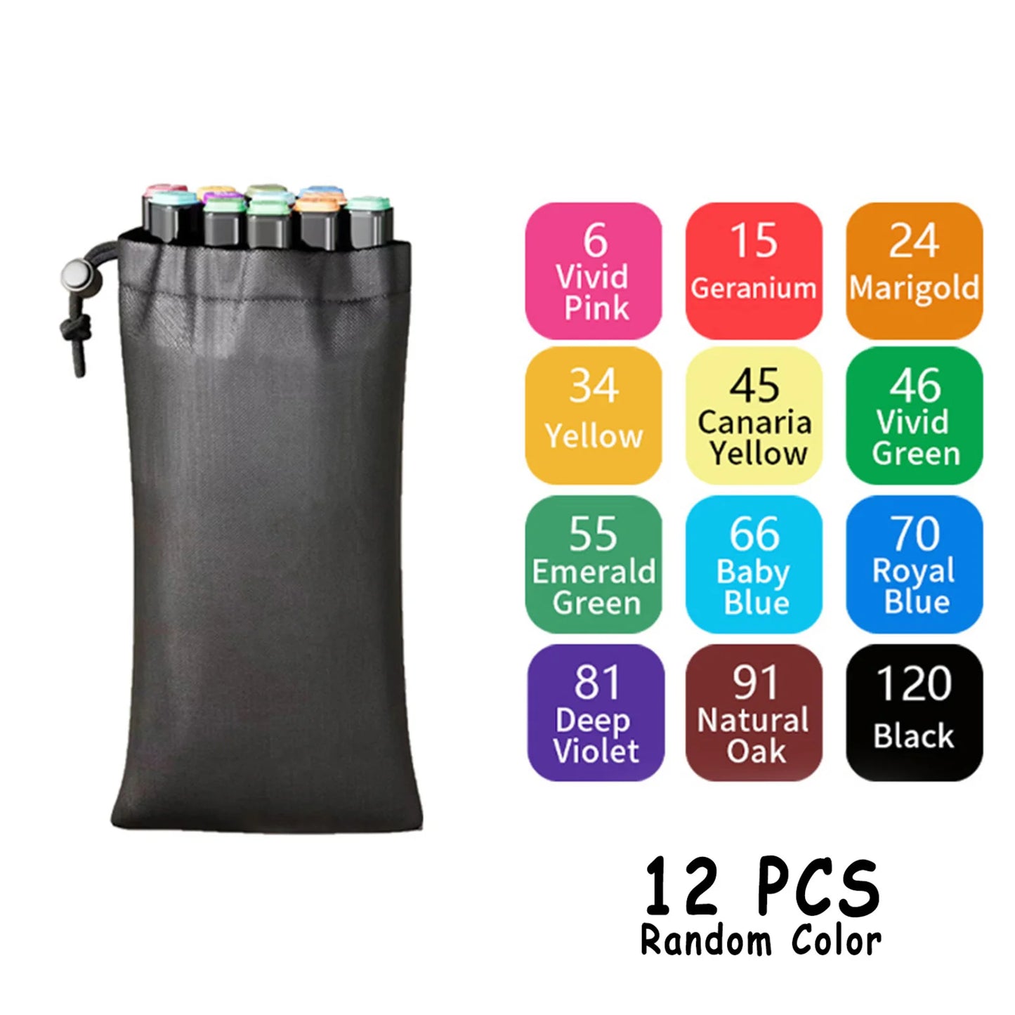 Doppelspitze Permanent Art Marker Set – 120 Farben für Zeichenkunst