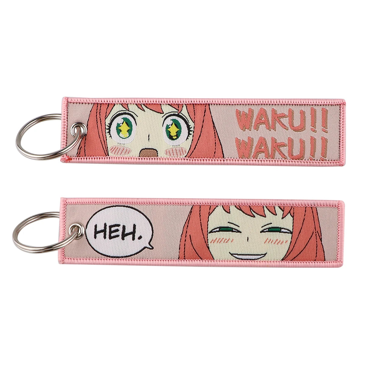 Manga Cartoon Schlüsselanhänger aus Metall für Motorrad und Auto 13cm