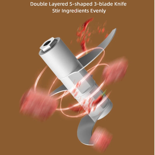 Elektrischer Mini-Knoblauchzerkleinerer USB mit robustem Fleischwolf