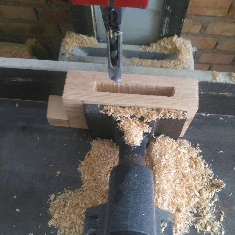 Präzise Holzbearbeitung: HSS Quadratischer Lochbohrer 6-16mm für DIY - Profi