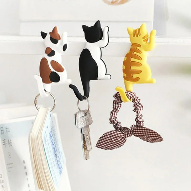 Flexible Katzen Haken mit Magnet für Küche Kühlschrank und Büro