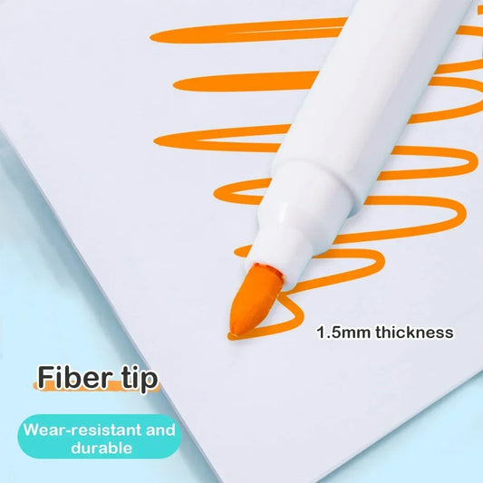 Magnetische Whiteboard-Stifte 4/8er Set – Löschbar, farbig - platzsparend