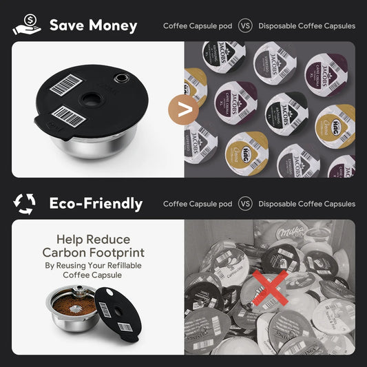 Wiederverwendbare Kaffeekapsel aus Edelstahl für Bosch Tassimo