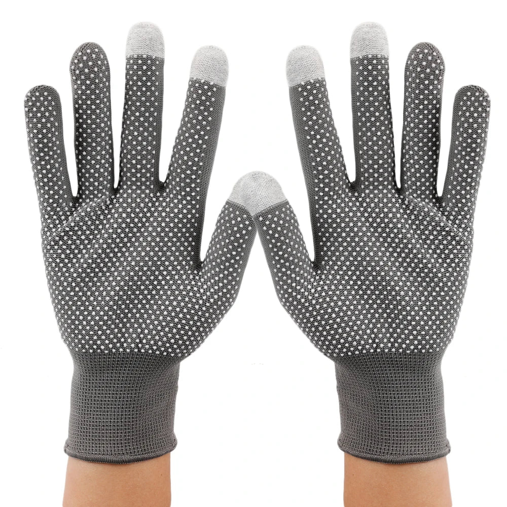 Rutschfeste Touchscreen-Handschuhe 5 Paar, leicht, atmungsaktiv, UV-Schutz