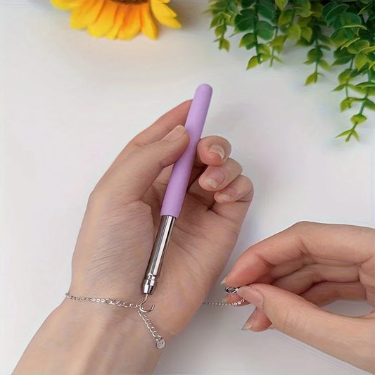 Präzise Edelstahl-Pinzette für Schmuck - Basteln – Vielseitig - Robust