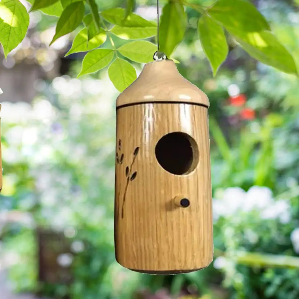 Charmantes Kolibri-Haus aus Holz für Ihren Garten, dekorativ