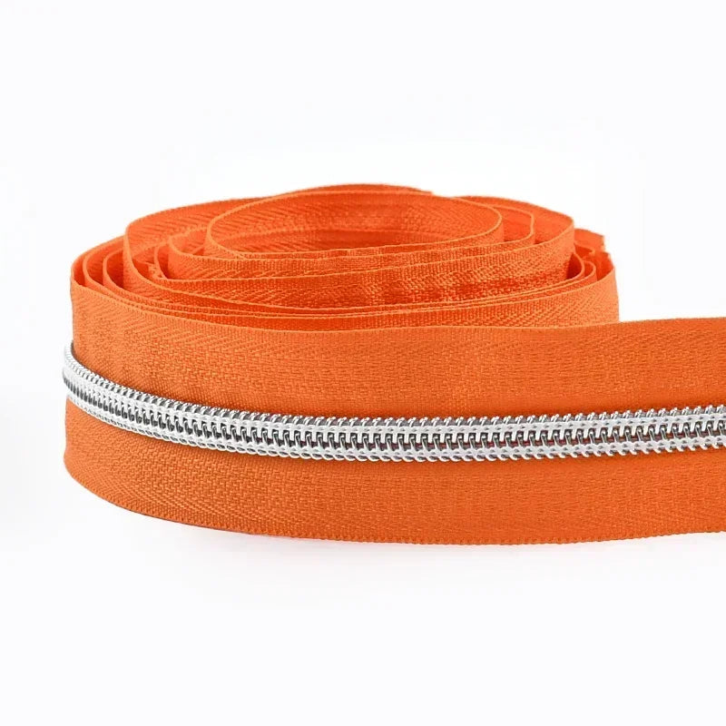 Nylon Reißverschluss Meterware DIY Kleidung Taschen Reparatur 5/10/20m Länge